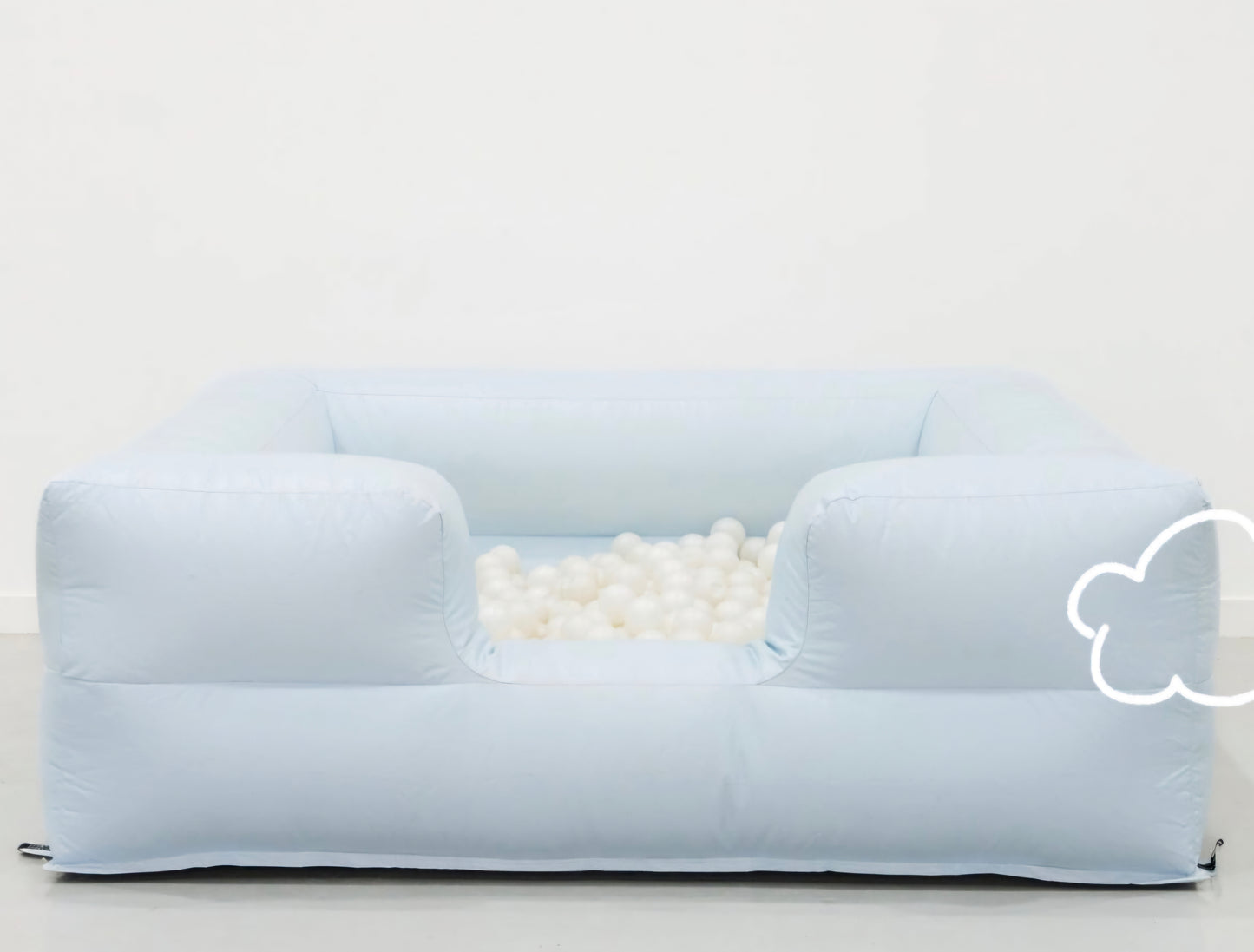 Bounce House Ballpit package pastel Blue