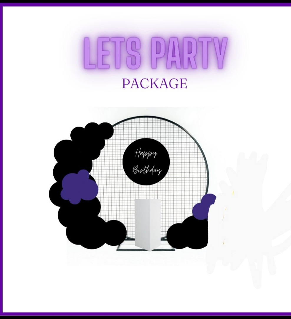 'Lets Party' Package