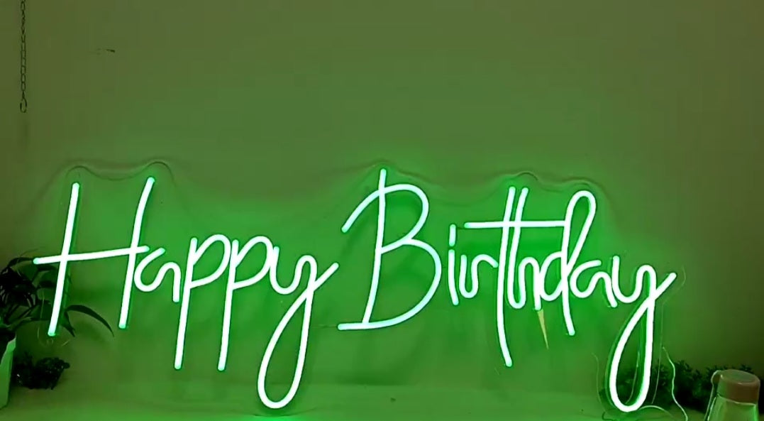 Happy Birthday Neon Light