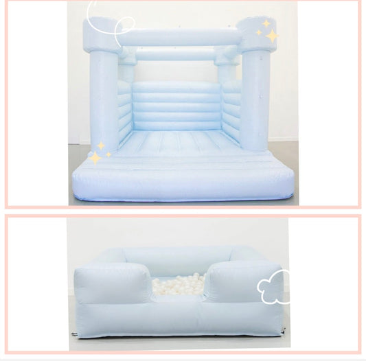 Bounce House Ballpit package pastel Blue