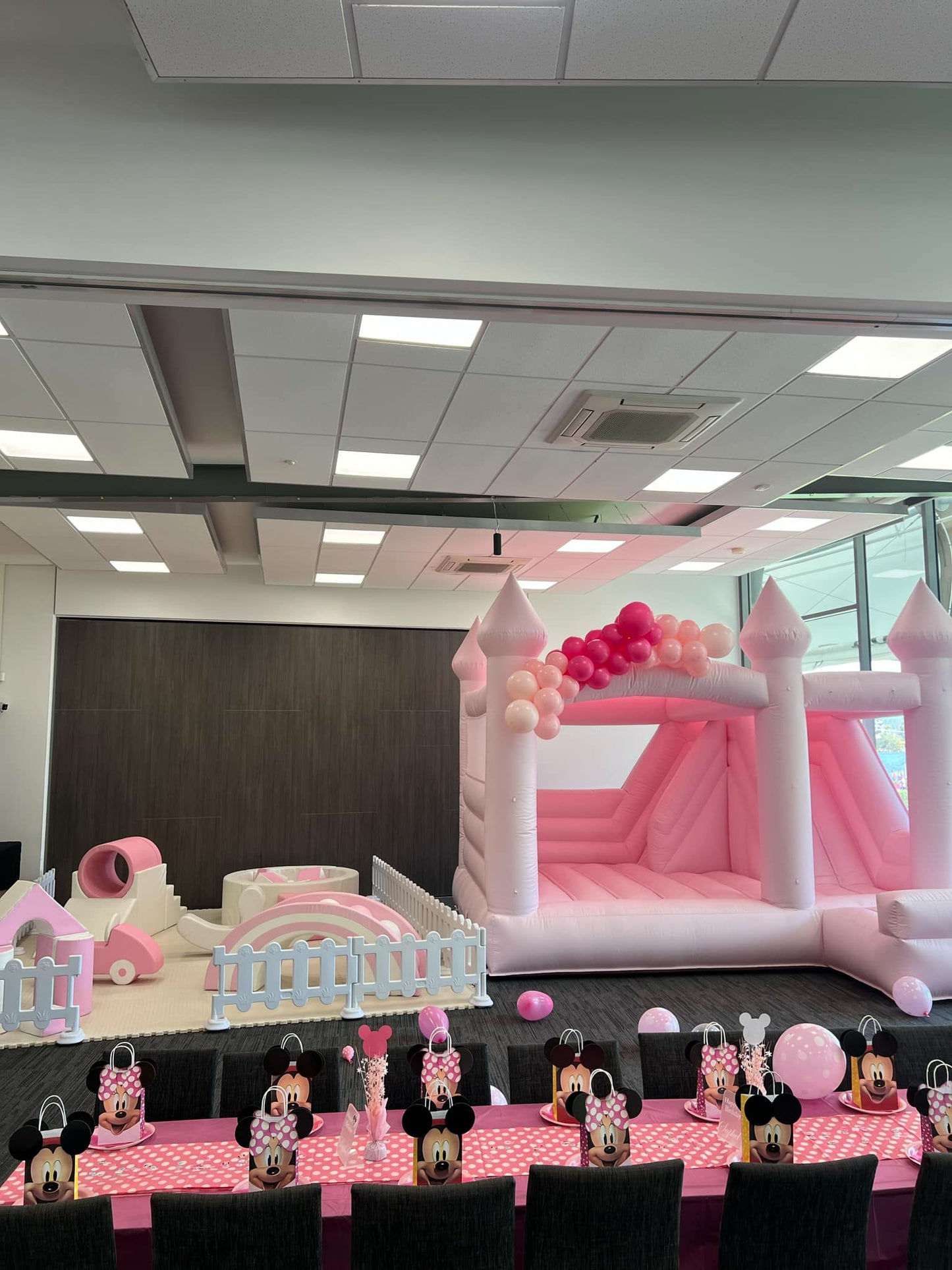 Pink Bounce House