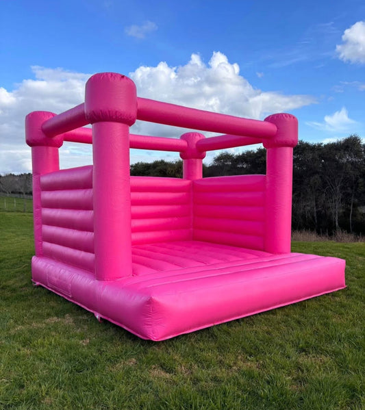 Pink 4x4 Bounce house