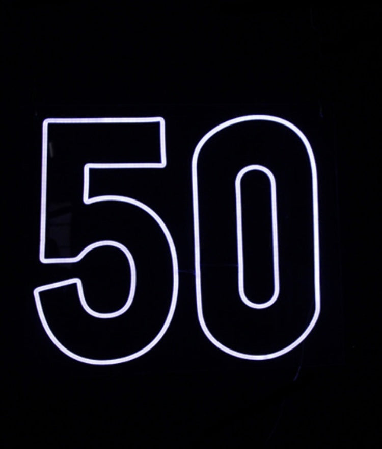 50 neon light