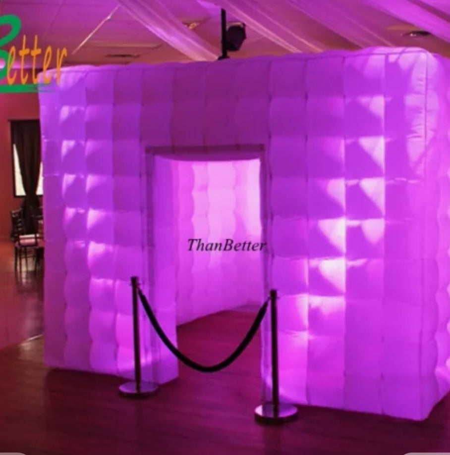 Photo booth led tent