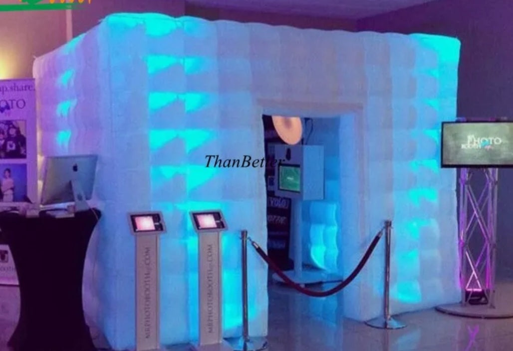 Photo booth led tent